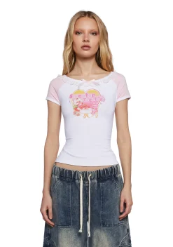 Dolls Kill | Care Bears x Strawberry Shortcake Tops|Plus*Sweet Team Graphic Tee