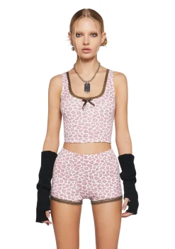Current Mood Outerwear|Plus*Sweetly Spotted PJ Set