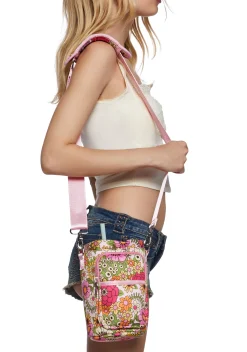 Dolls Home Other Shit*Swirling Flowers Water Bottle Carrier