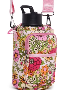 Dolls Home Other Shit*Swirling Flowers Water Bottle Carrier