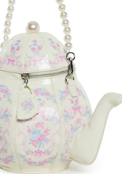 Sugar Thrillz Bags*Tea Society Handbag - White