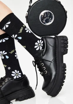 dELiA*s by Dolls Kill Flats*Teen Craft Oxford Shoes