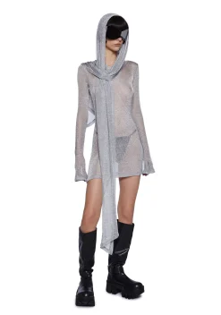 DARKER WAVS Dresses|Mini Dresses*Tempo Metallic Knit Mini Dress