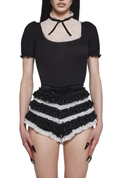 Widow Tops|Plus*Temptress Eyes Lace Top