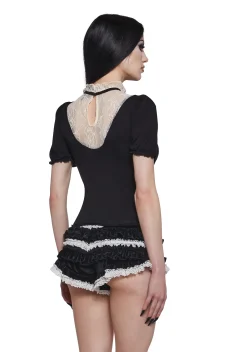 Widow Tops|Plus*Temptress Eyes Lace Top