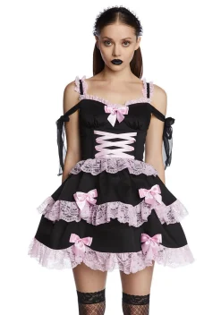 Widow Dresses|Mini Dresses*Thank Goth For You Mini Dress