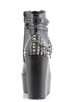Demonia Heels*The Craft Studded Wedge Boot