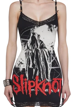 Dolls Kill x Slipknot Dresses|Plus*The Heretic Anthem Bodycon Dress