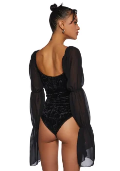 dELiA*s by Dolls Kill Tops|Plus*The Night We Met Velour Bodysuit