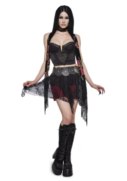 Widow Bottoms|Skirts*The Seventh Sense Mini Skirt