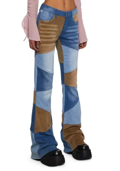 dELiA*s by Dolls Kill Bottoms|Pants*There She Goes Patchwork Jeans