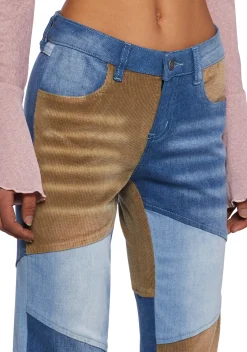 dELiA*s by Dolls Kill Bottoms|Pants*There She Goes Patchwork Jeans