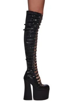 Widow Boots|Platforms*Thigh High Hardcore Dazzle Platform Boots