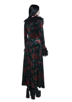 Widow Bottoms|Pants*Thorned Morte Velvet Flare Pants