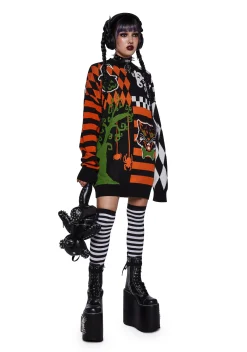 Trickz N' Treatz Tops*Timeless Tricks Oversized Sweater