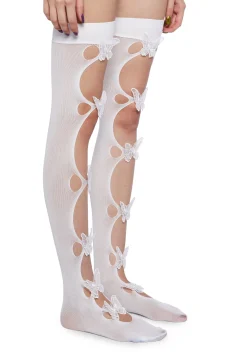 x_Leg Avenue Socks & Tights*Too Much Love Thigh High Socks