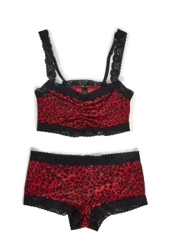 Widow Lingerie|Plus*Top Spots Boyshort Set