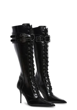 Widow Boots*Total Bewitcher Lace-Up Boots