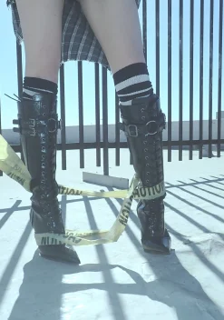 Widow Boots*Total Bewitcher Lace-Up Boots
