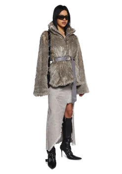 Current Mood Outerwear|Plus*Total Legacy Faux Fur Coat