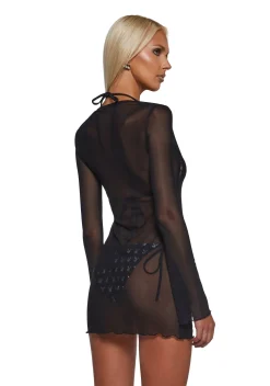 Playboy by Dolls Kill Swim|Plus*Total Stunner Swim Cover Up