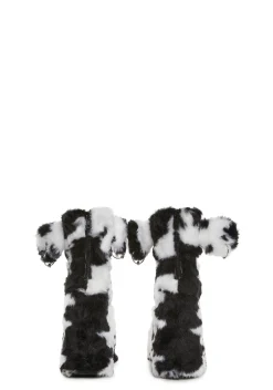 dELiA*s by Dolls Kill Boots|Platforms*Total Wildlife Platform Booties - Black