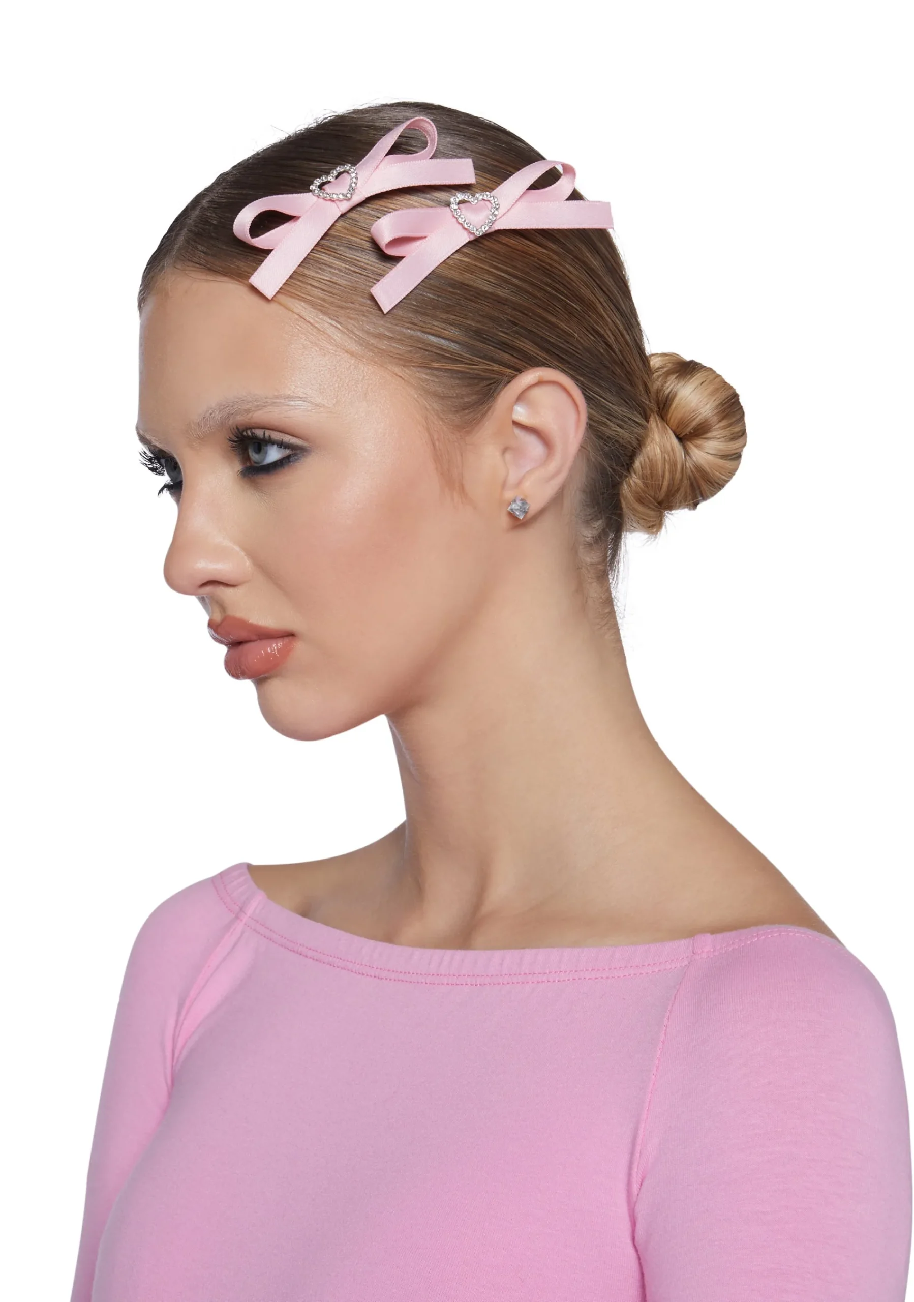 x_ATVT Hair Accessories*Touch Of Class Hair Clips - Pink