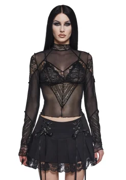 Widow Tops|Plus*Tragic Ritual Long Sleeve Top