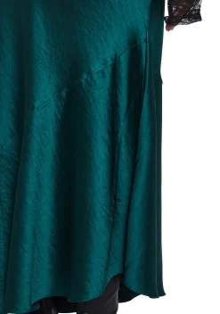 Widow Bottoms|Skirts*Tragically Divine Satin Midi Skirt