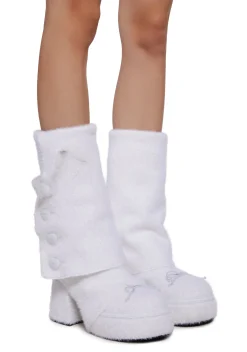 Sugar Thrillz Boots|Platforms*Twirling Perfection Mary Janes - White
