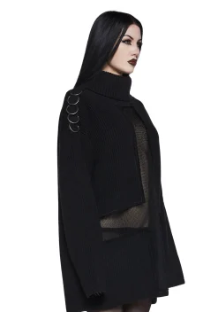 Widow Tops|Plus*Twisted Vows Knit Sweater