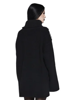 Widow Tops|Plus*Twisted Vows Knit Sweater