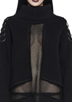 Widow Tops|Plus*Twisted Vows Knit Sweater