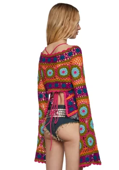 Club Exx Tops|Plus*Underground Mirage Crochet Tank