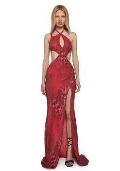 Unholy Dresses*Untamed Love Print Dress