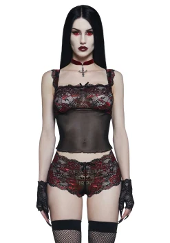 Widow Lingerie|Plus*Upside Down Sleep Lingerie Set