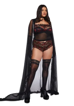 Widow Lingerie|Plus*Upside Down Sleep Lingerie Set
