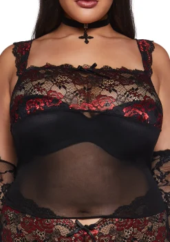 Widow Lingerie|Plus*Upside Down Sleep Lingerie Set