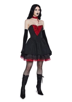 Trickz N' Treatz Dresses|Mini Dresses*Vampire’s Kiss Mini Dress
