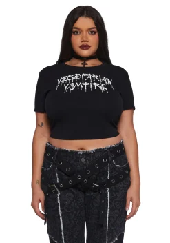 Widow Tops|Plus*Veggies Only Baby Tee