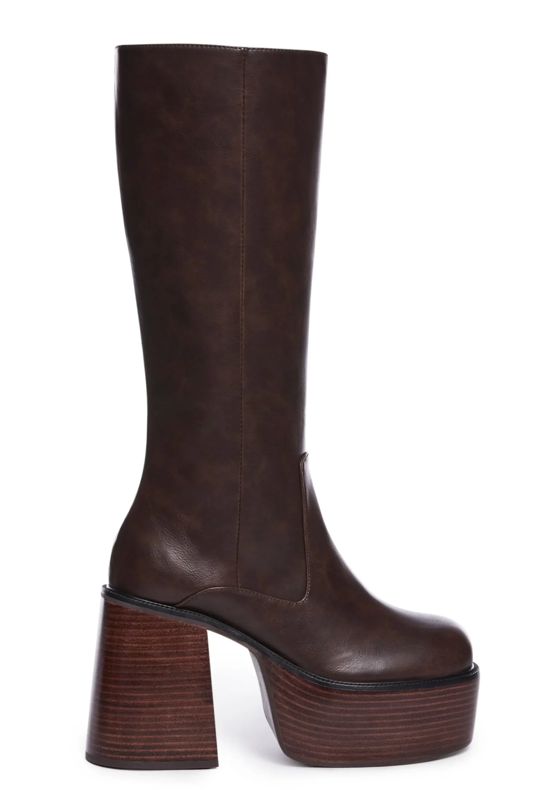 dELiA*s by Dolls Kill Boots*Vintage Soul Knee High Boots - Chocolate