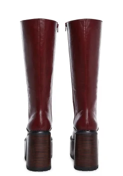 dELiA*s by Dolls Kill Boots*Vintage Soul Knee High Boots - Burgundy
