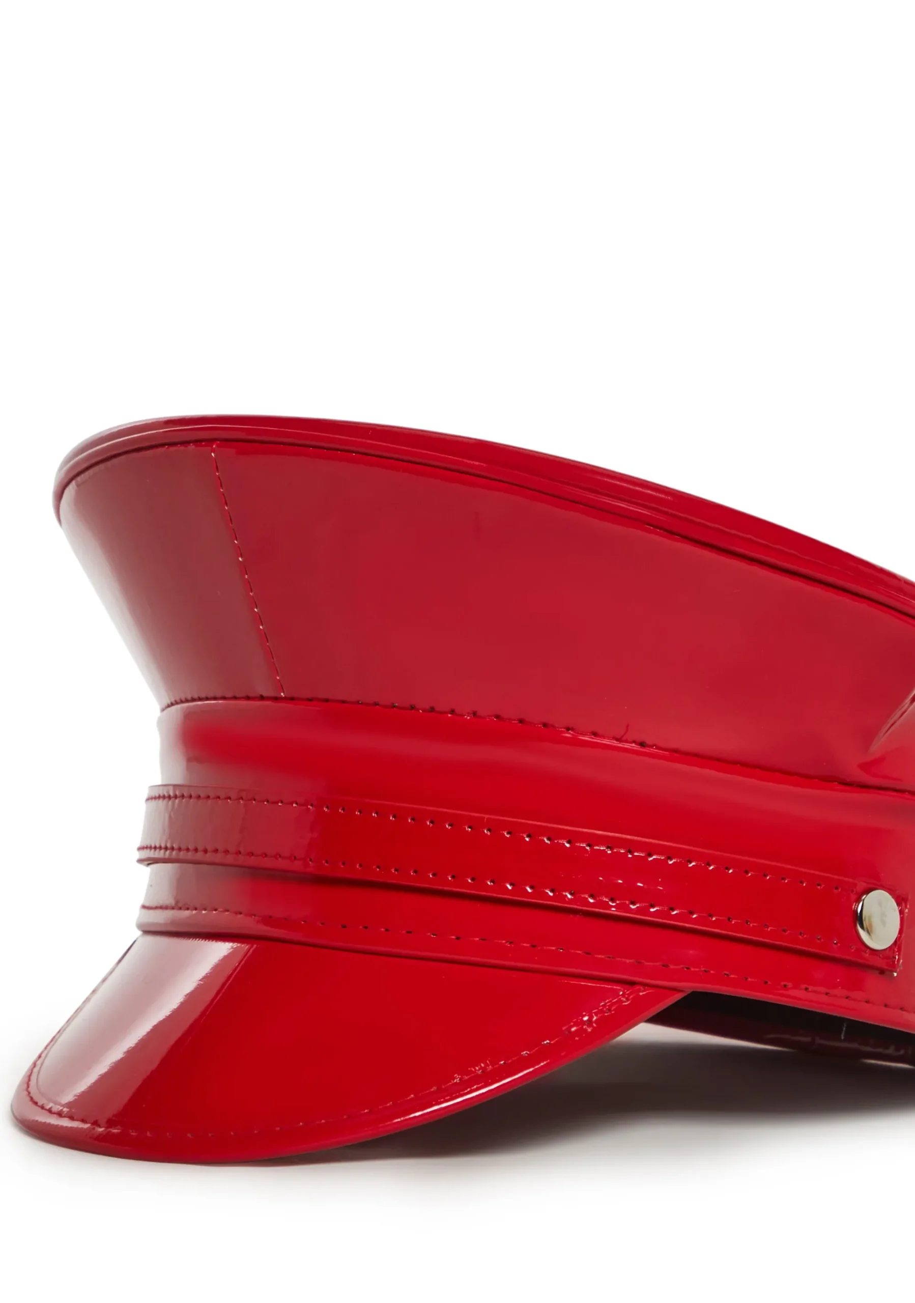 Funk Plus Hats*Vinyl Captain Hat With Strap
