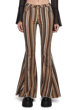 dELiA*s by Dolls Kill Bottoms|Pants*Vinyl Vibes Pinstripe Trousers