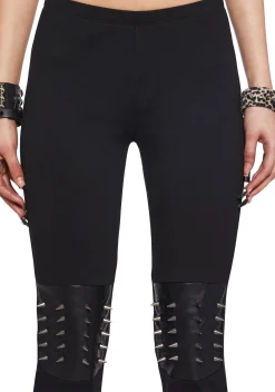 Widow Bottoms*Waiting To Exhale Spike Leggings