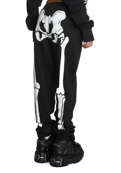 Trickz N' Treatz Bottoms|Pants*Wake The Dead Skeleton Joggers