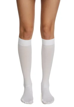 x_Leg Avenue Socks & Tights*Walkin' On Clouds Knee Highs - White