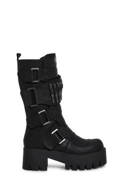 DARKER WAVS Boots*Warp Bullet Combat Boots