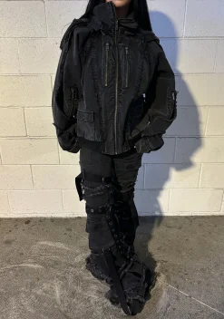 DARKER WAVS Outerwear|Sweatshirts & Hoodies*Warp Denim Bomber Jacket