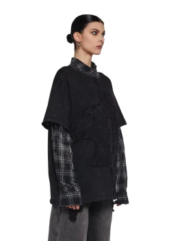 DARKER WAVS Tops*Warp Oversized Tee